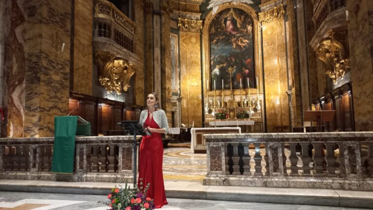 Marie-Helene Cussac chante à Saint-Louis des Francais San Luigi dei Francesi
